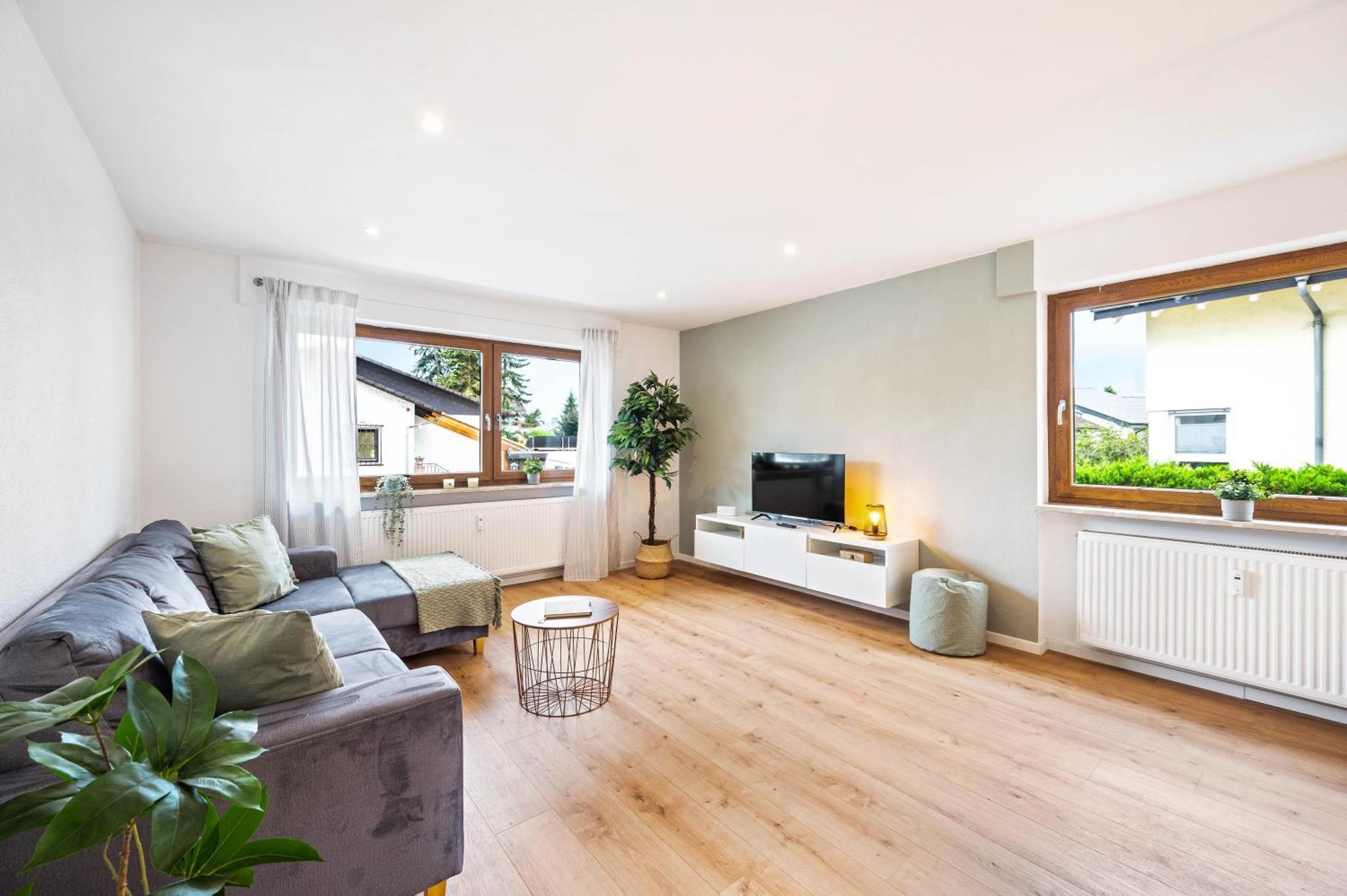 Casa Tortuga - Ruhige 3 Zimmer Wohnung In Huettenfeld Lampertheim Kültér fotó